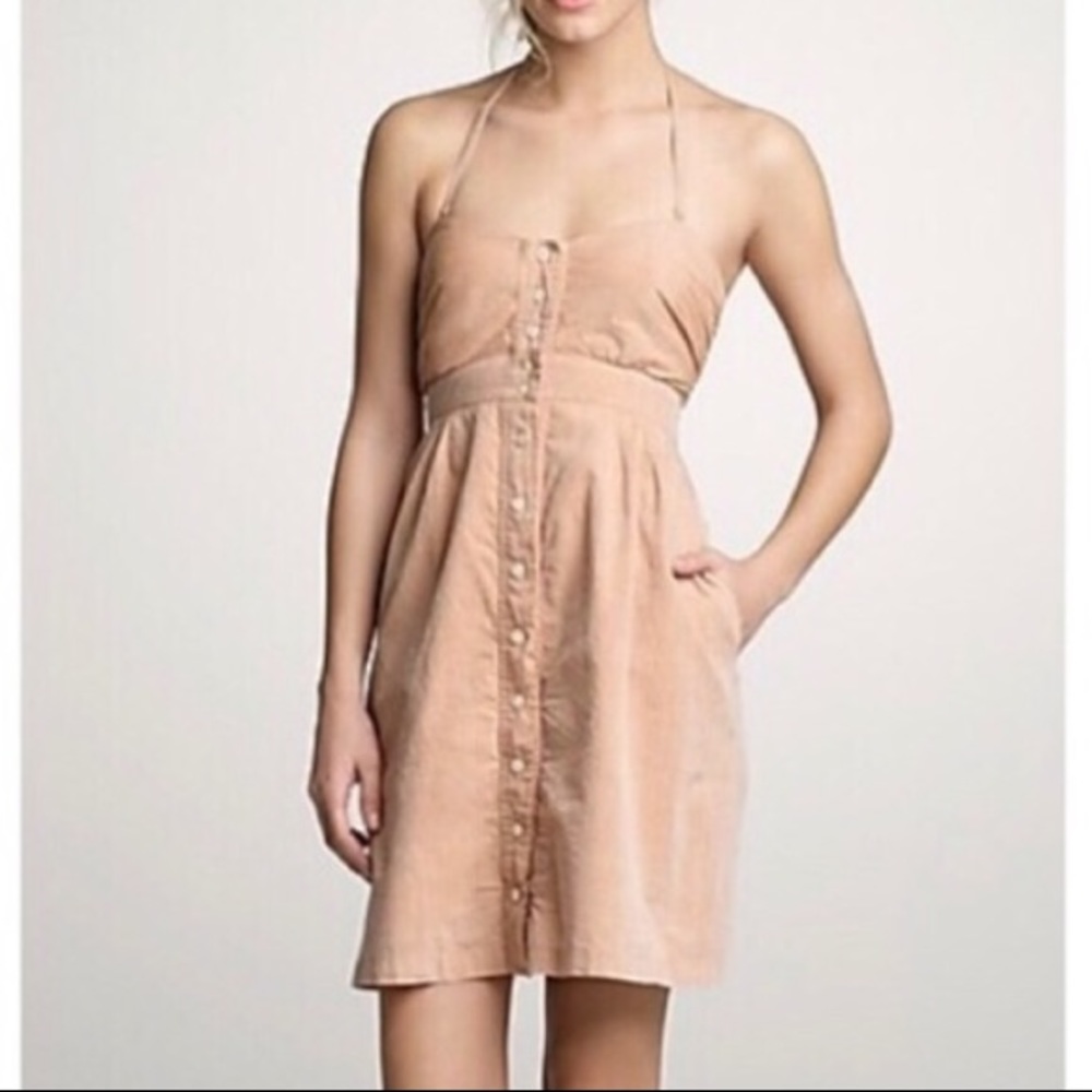 J.Crew NWT button up chambray strapless dr…
